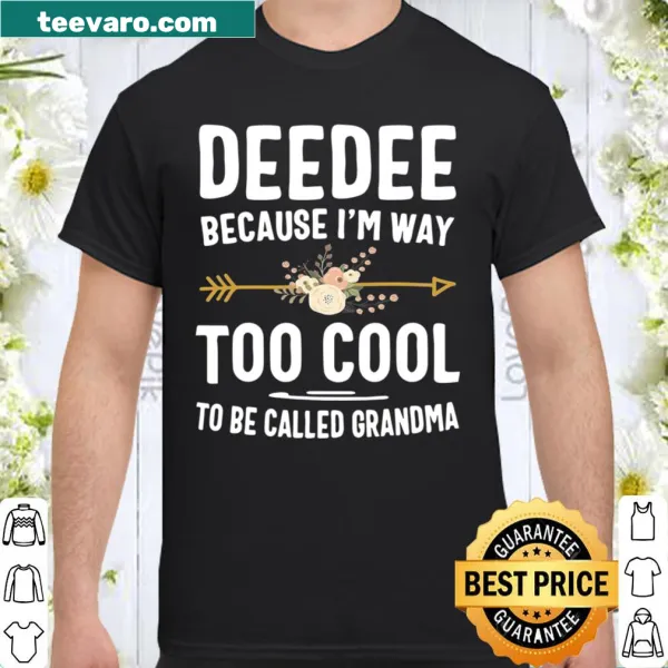 Cool grandma shirt with fun text declaring her style