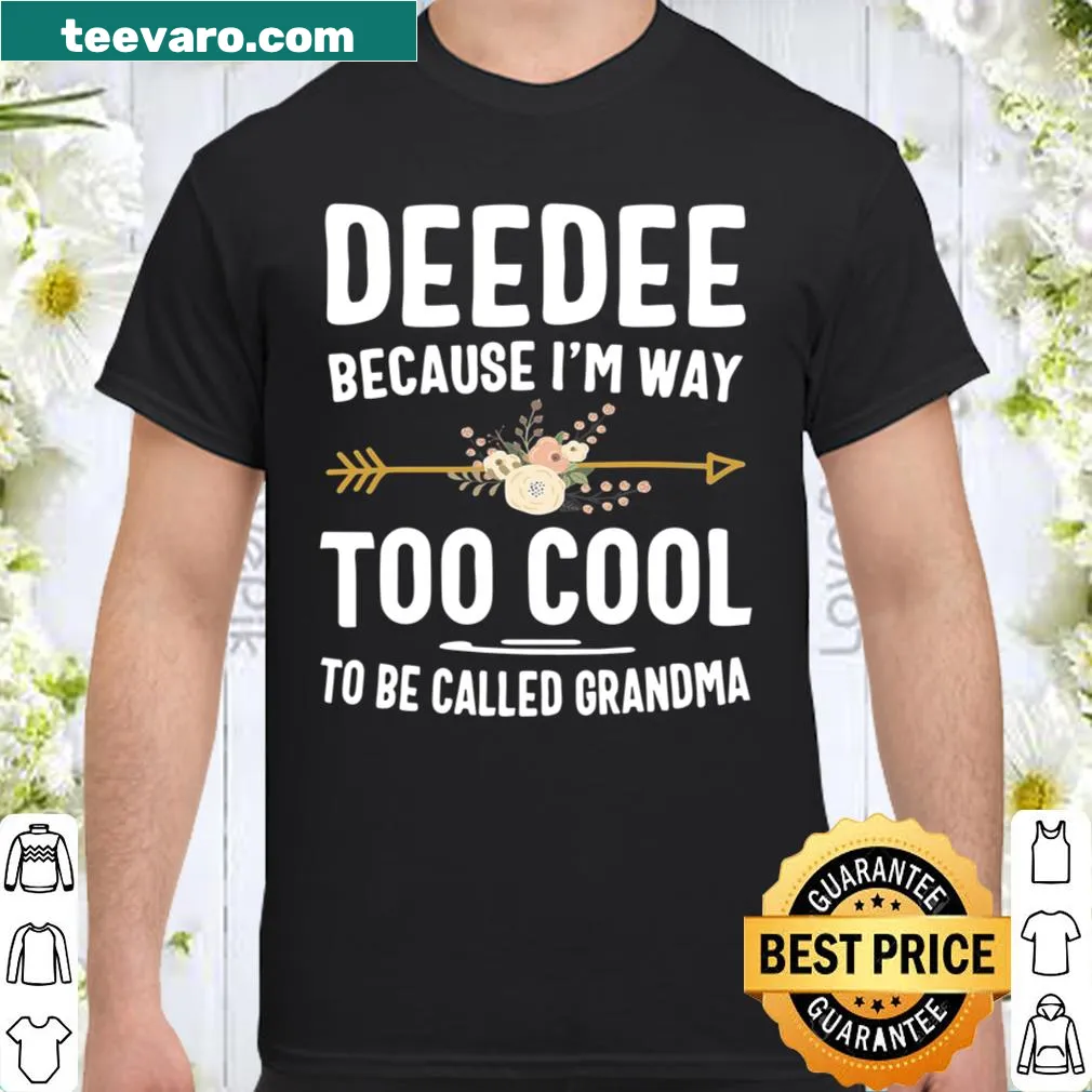 Cool grandma shirt with fun text declaring her style