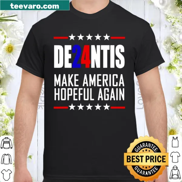 Political shirt with 'Make America Hopeful Again' text.
