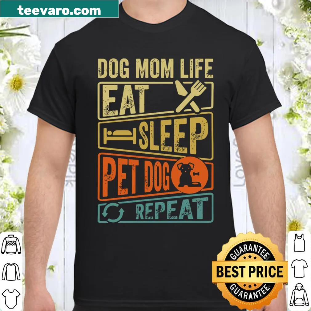 Typography shirt celebrating the life of a dog mom