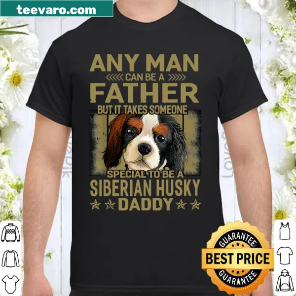 Cavalier King Charles Spaniel dad shirt with 'Dogs 365' text