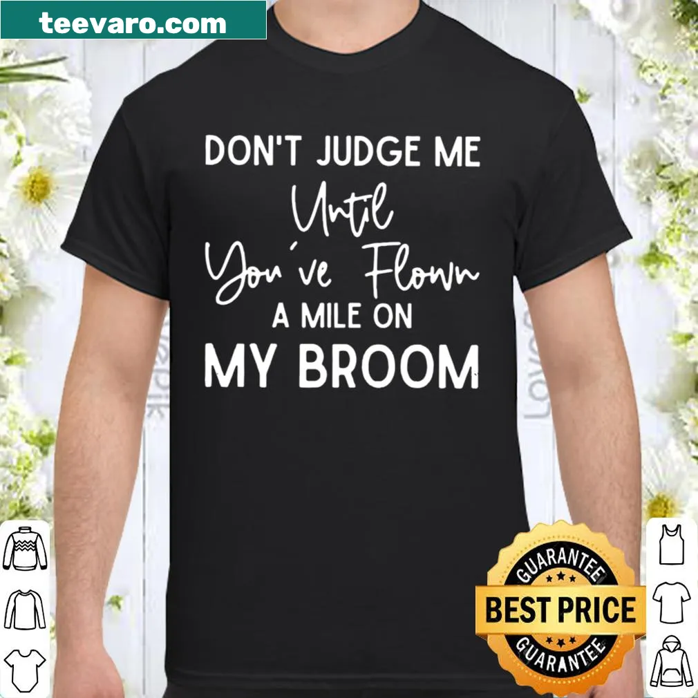 Whimsical witchcraft graphic on a casual shirt