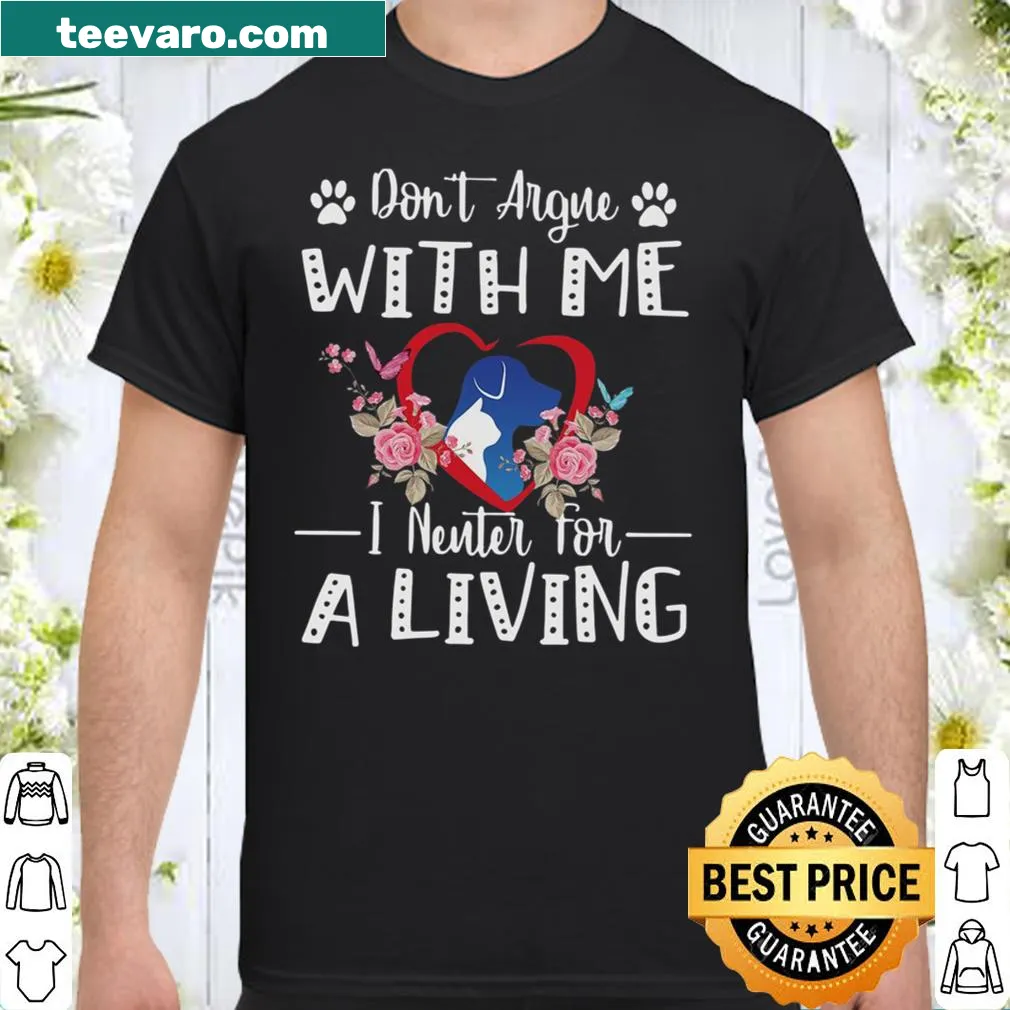 Funny tee featuring the phrase about entering for a living.