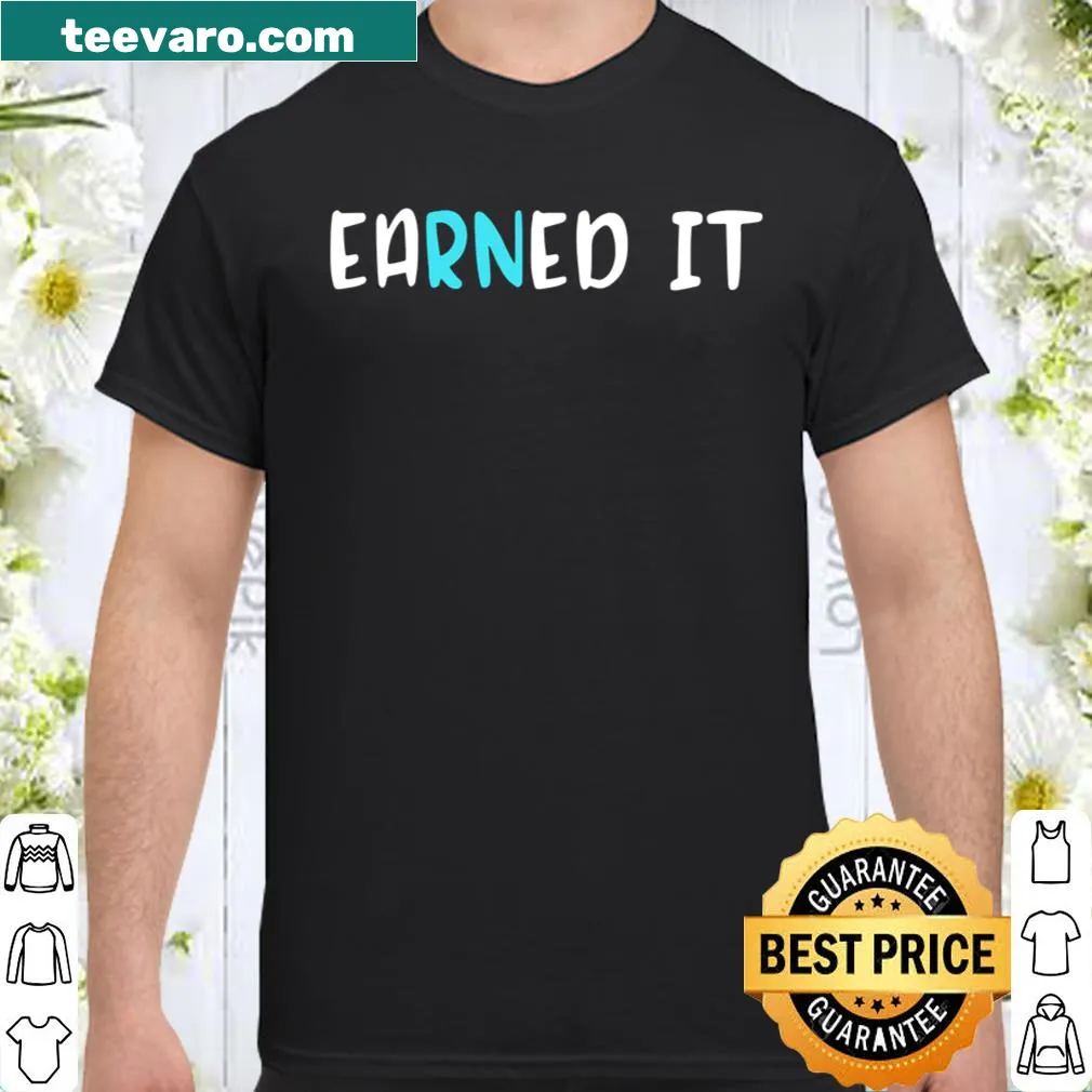 Proud nursing school graduation shirt with bold text