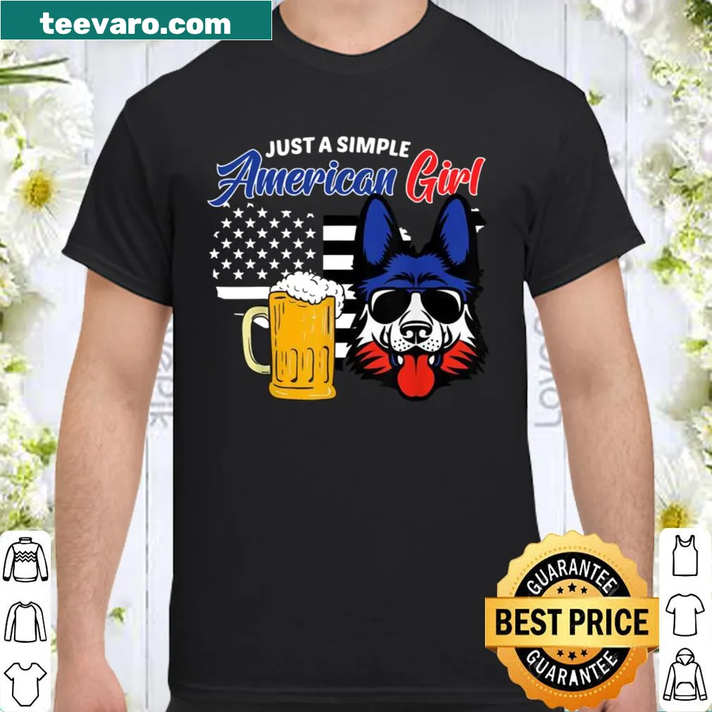 Patriotic shirt blending American and German themes