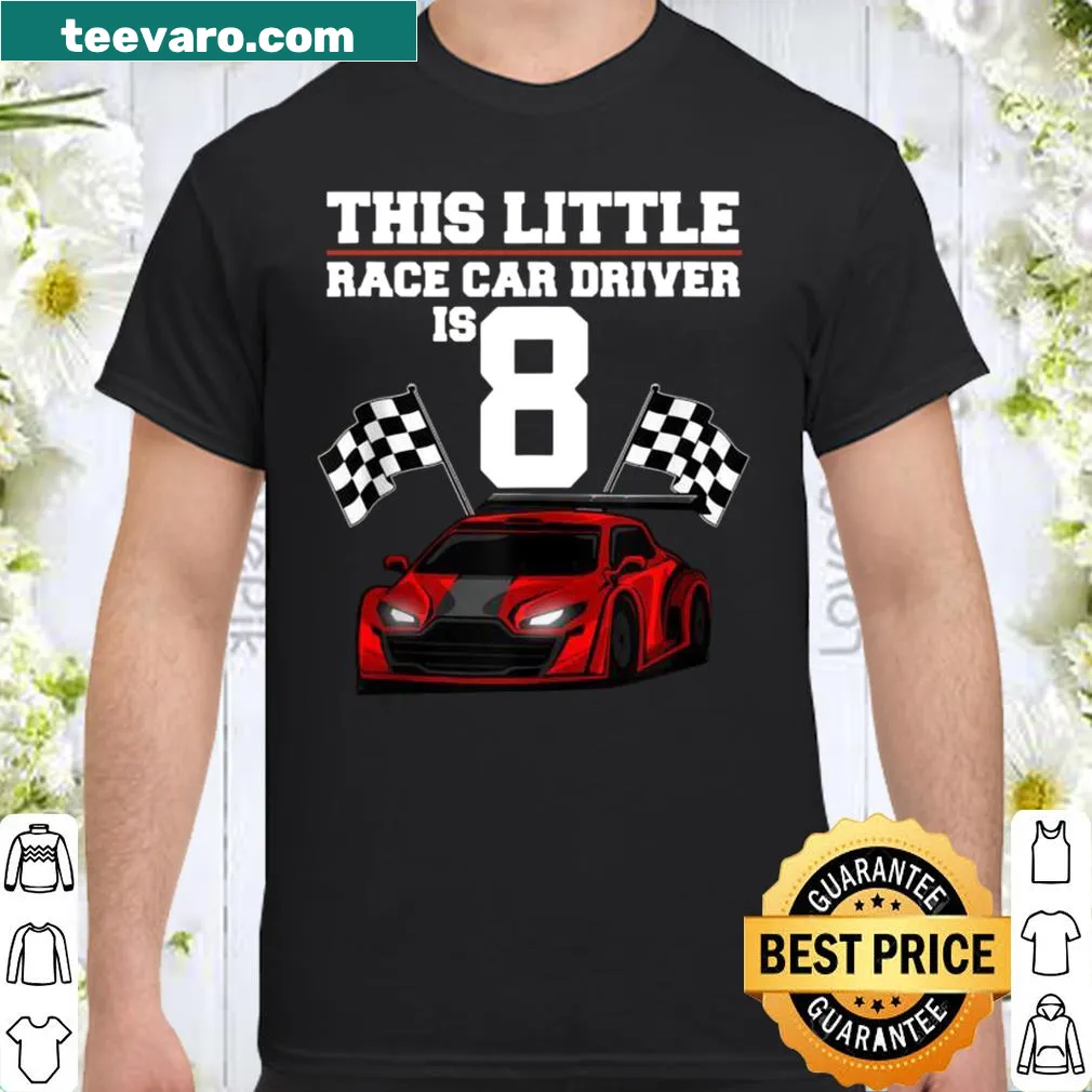 Graphic of race cars with birthday theme for boys