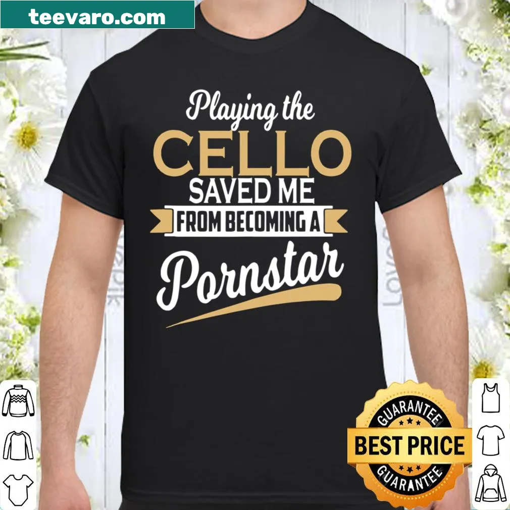 Funny shirt for cellists featuring humorous graphics