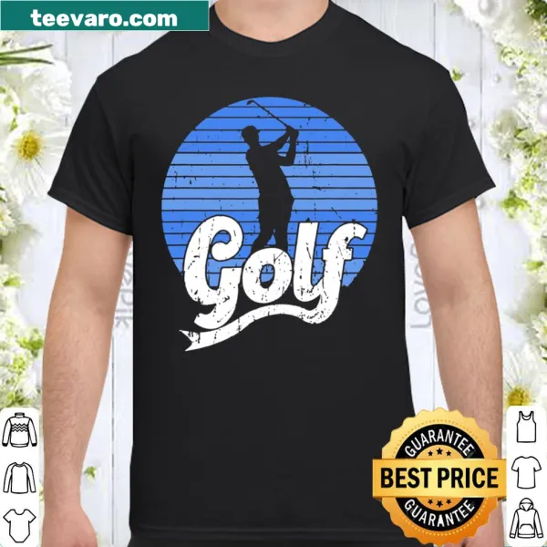 Retro golf graphic on a shirt