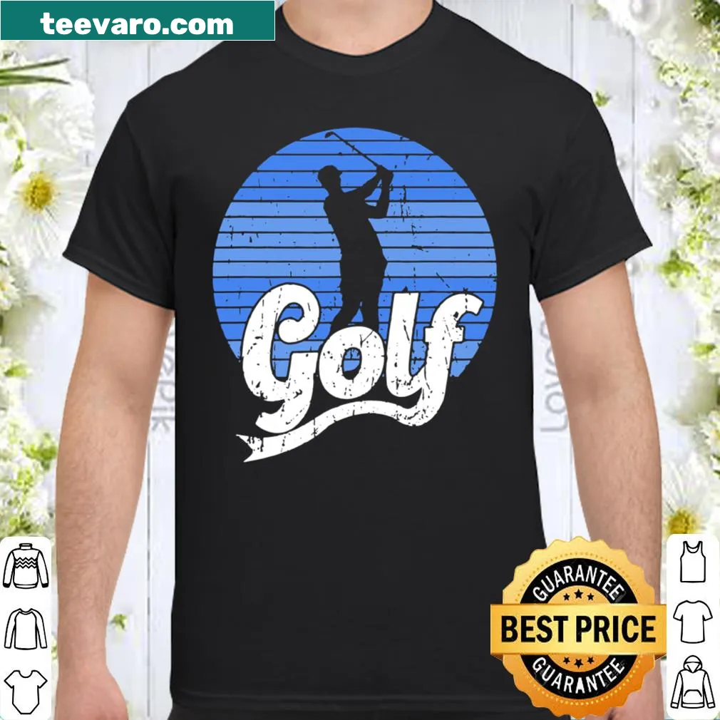 Retro golf graphic on a shirt