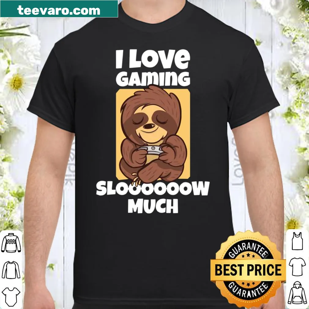Illustration of a sloth holding a game controller for gamers