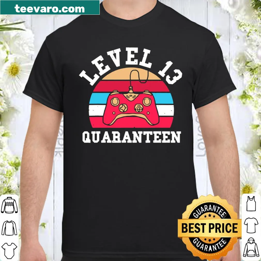 Gaming-themed shirt for a teen's 13th birthday celebration.