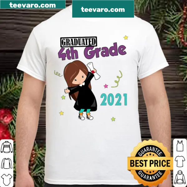 Charming 4th-grade graduation shirt for girls showcasing achievement