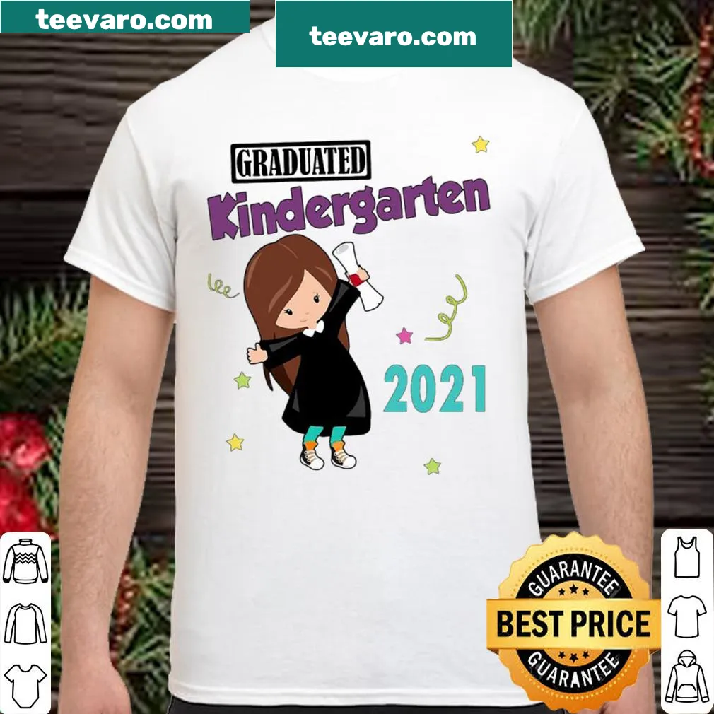 Charming kindergarten graduation shirt for girls celebrating education