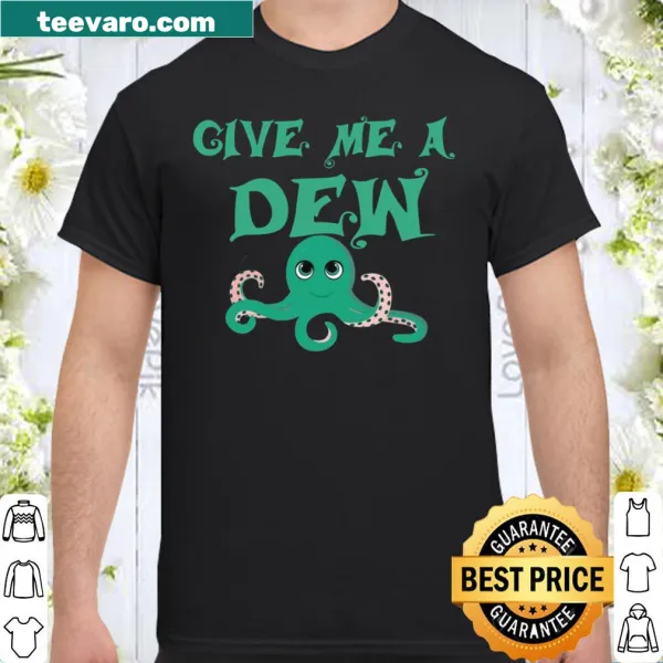 Playful mountain drink graphic design on a casual t-shirt