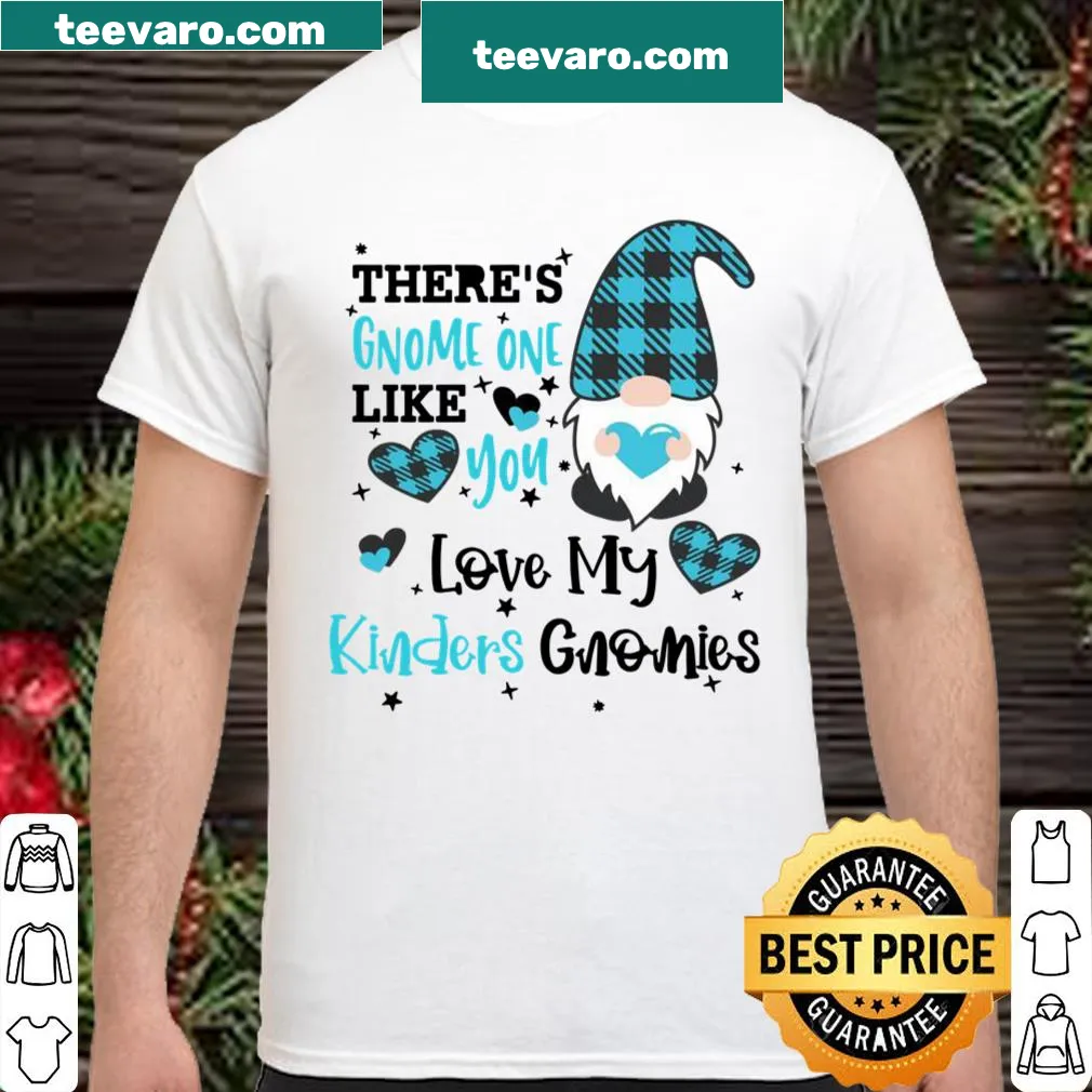 Adorable shirt with a gnome design for kindergarten teachers