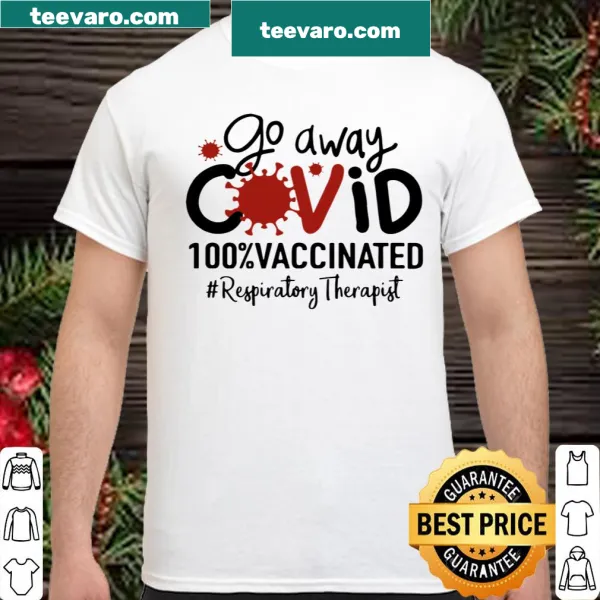 T-shirt featuring a bold message about being vaccinated against Covid