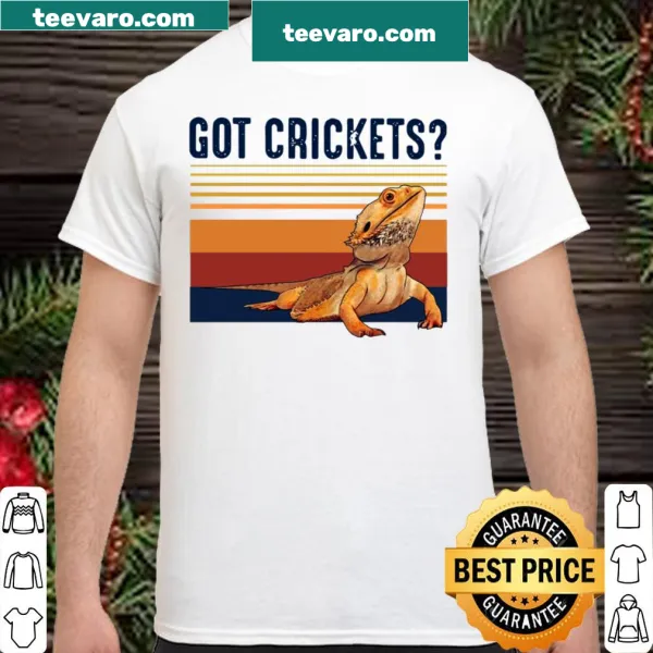 Vintage distressed t-shirt with 'Got Crickets' text