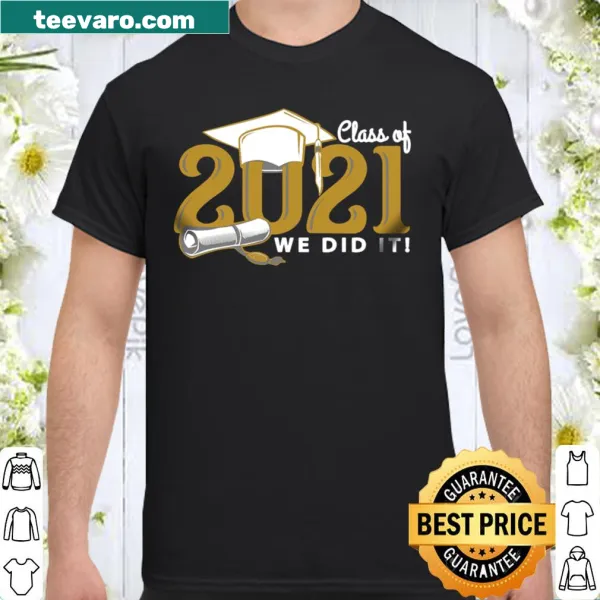 Customizable graduation shirt for the Class of 2021