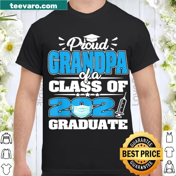 Proud grandpa graphic celebrating Class of 2021 graduation