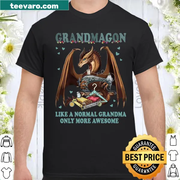Playful grandma shirt stating 'Grandmagon Like A Normal Grandma Only More Awesome'