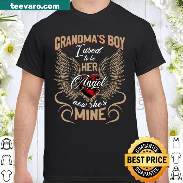 Shirt with heartwarming text about a grandson and his grandma