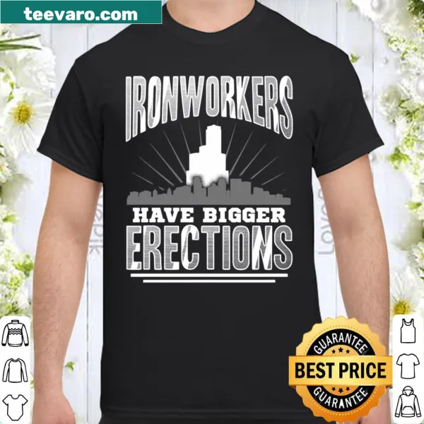 High visibility shirt for ironworkers with bold design