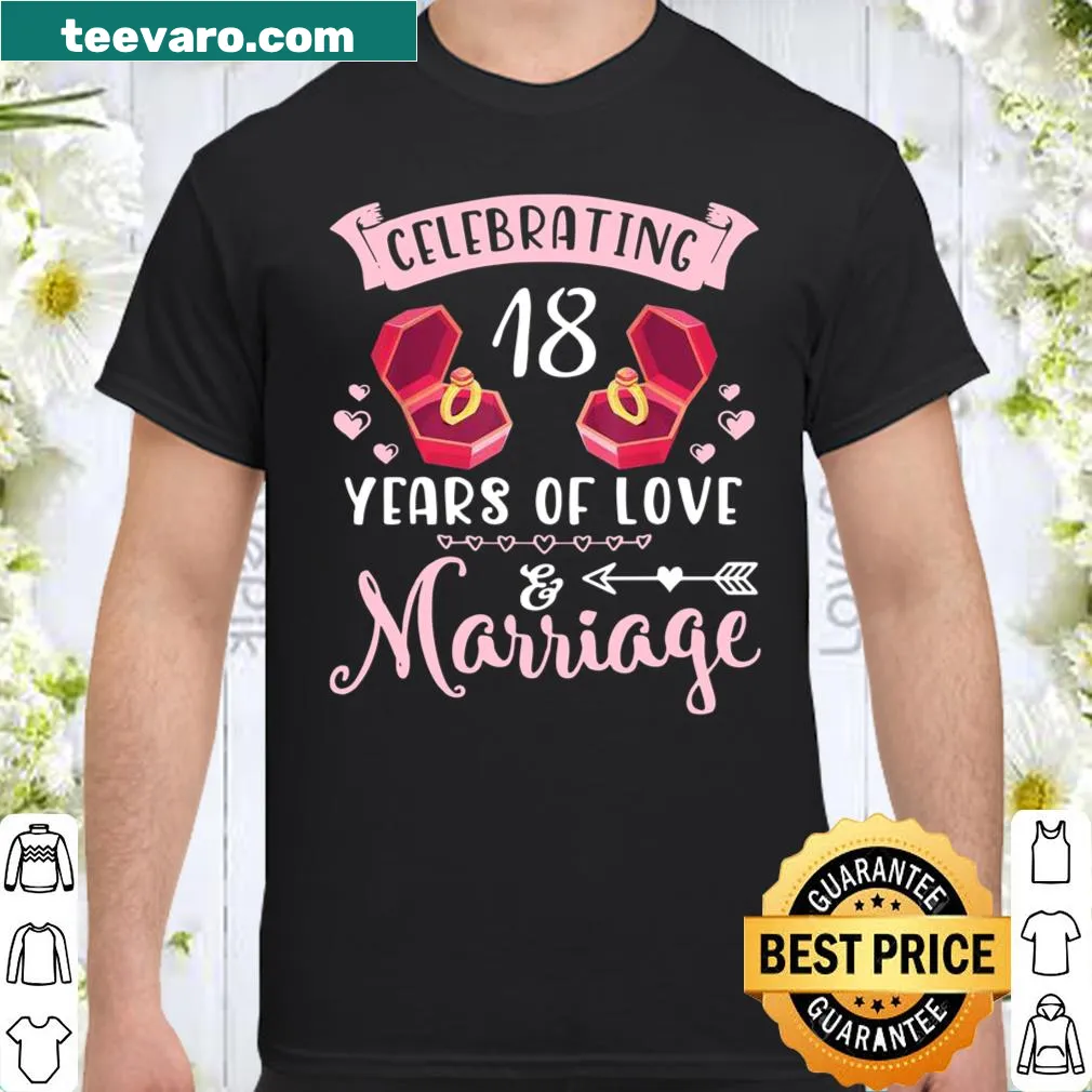 Shirt celebrating 18 years of love and marriage