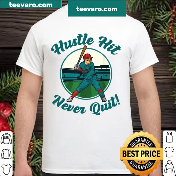 Inspirational Baseball t-shirt with motivational text for players and fans