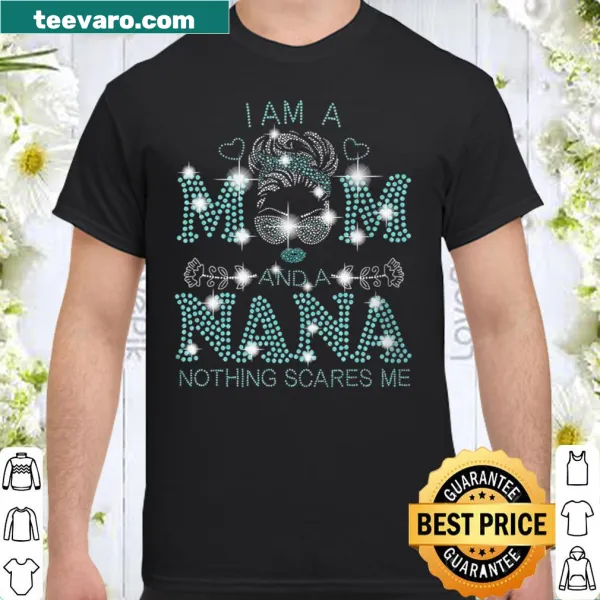 Empowering typography celebrating motherhood and grandma role on a hot shirt