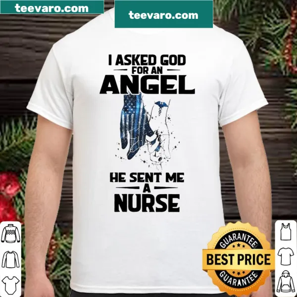 Heartfelt shirt for nurses with a message about angels