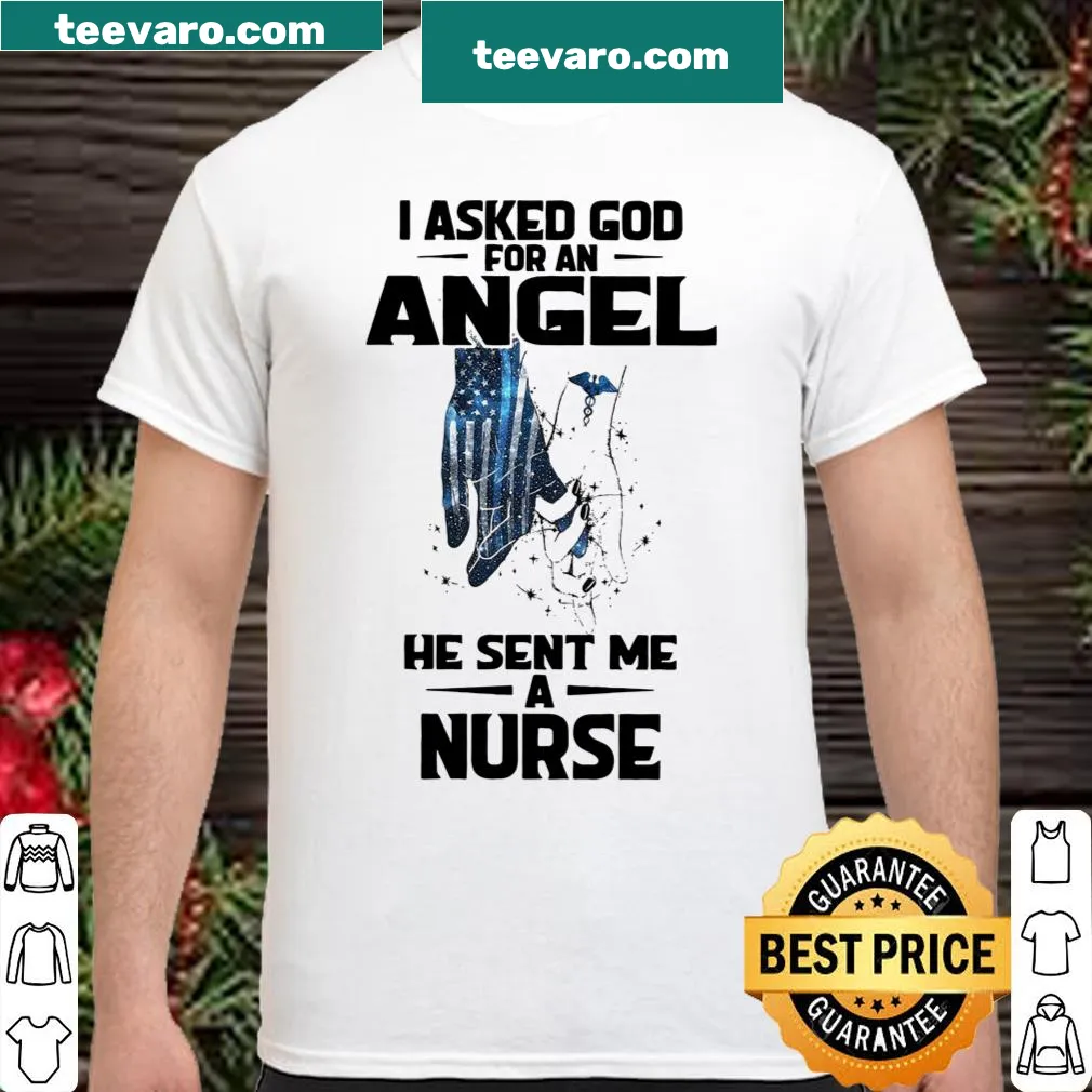 Heartfelt shirt for nurses with a message about angels