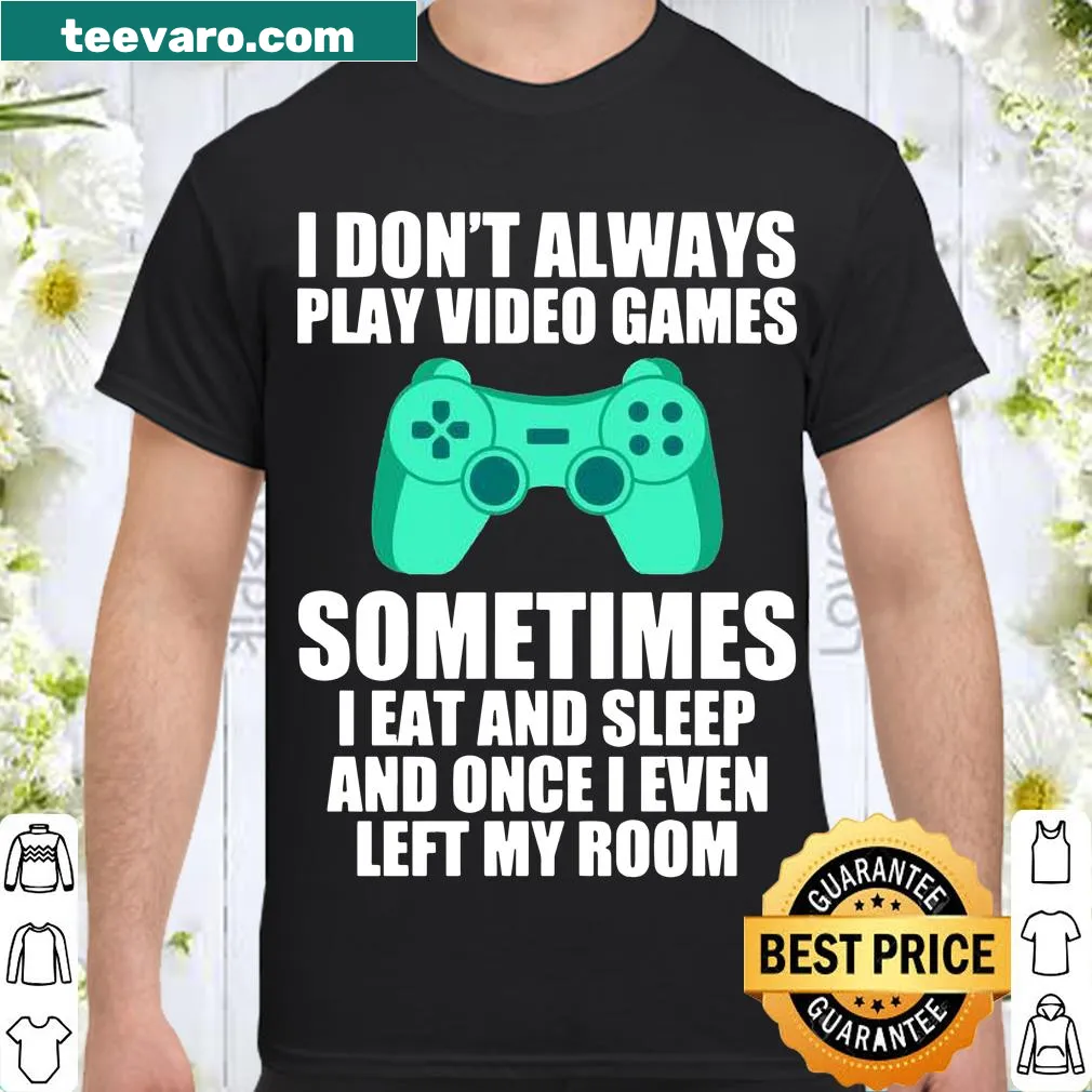 Humorous gamer graphic with a statement about gaming priorities