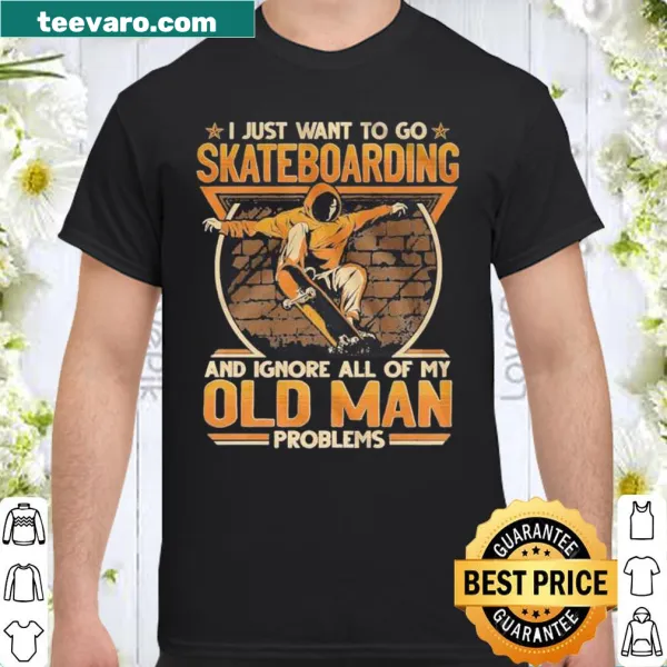 Skateboarding-themed shirt with playful text for teens