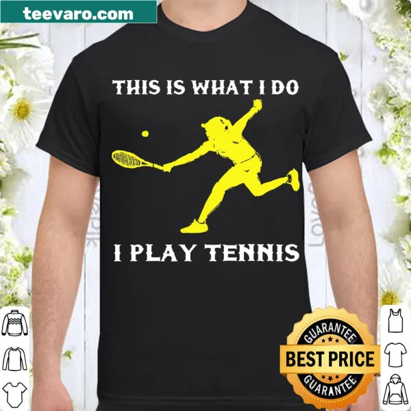 Illustration of a tennis ball and racket with playful text for female players.