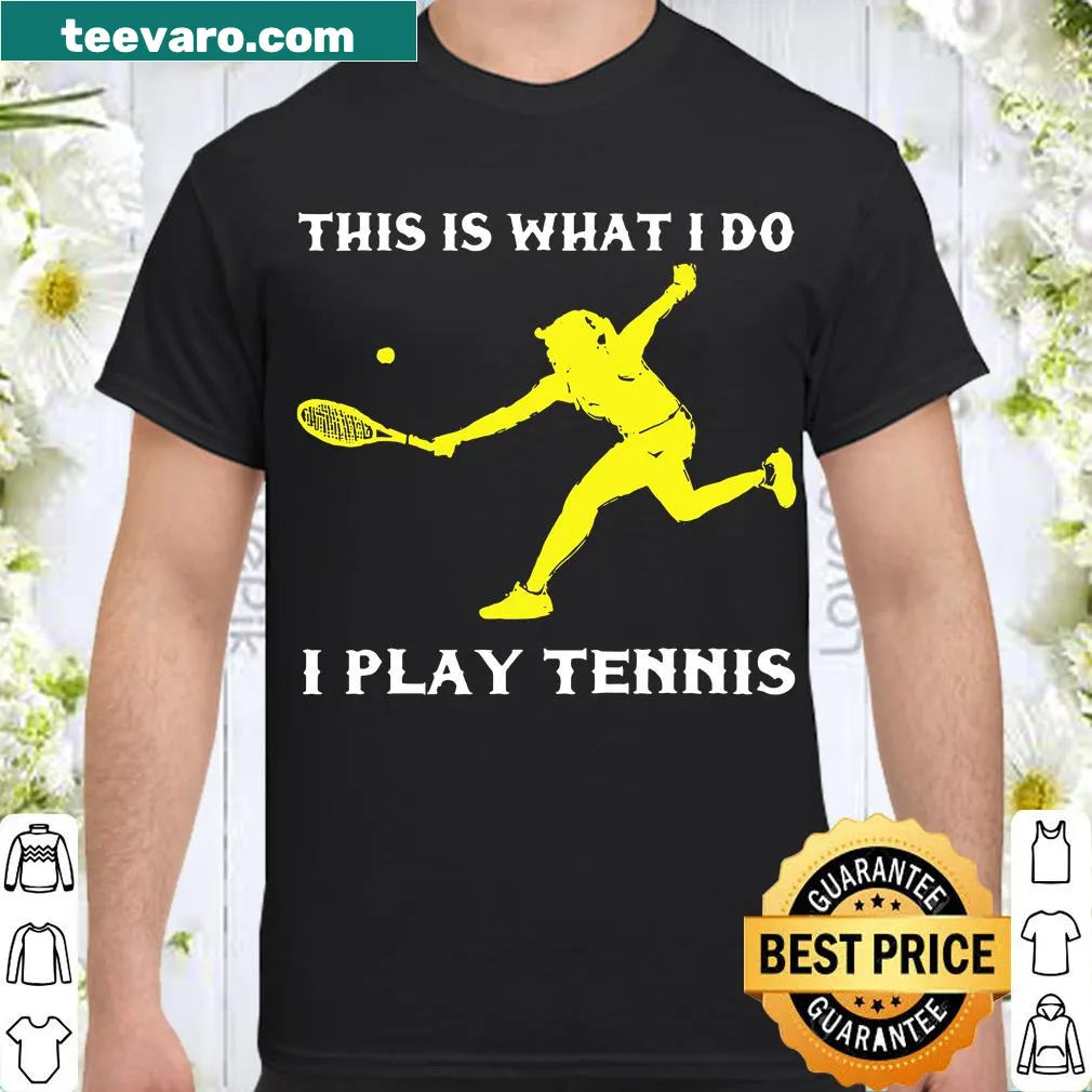 Illustration of a tennis ball and racket with playful text for female players.