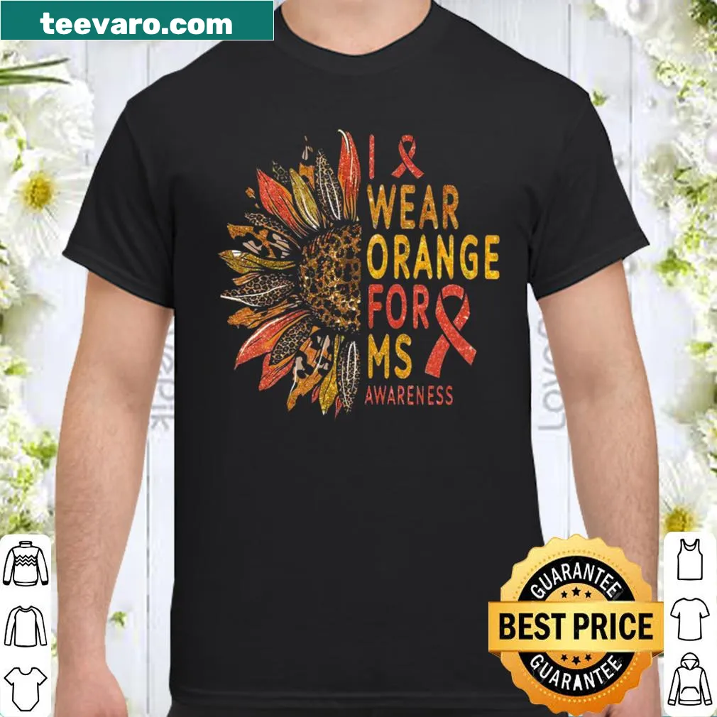 Orange awareness shirt for Multiple Sclerosis support