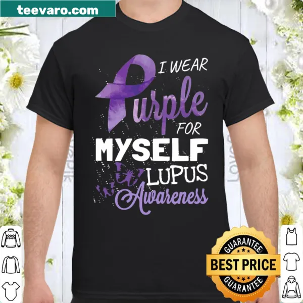 Lupus awareness shirt in purple color for support