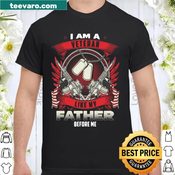 Veteran t-shirt featuring the phrase about military heritage
