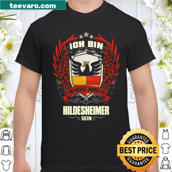 Shirt declaring Hildesheim pride in German text