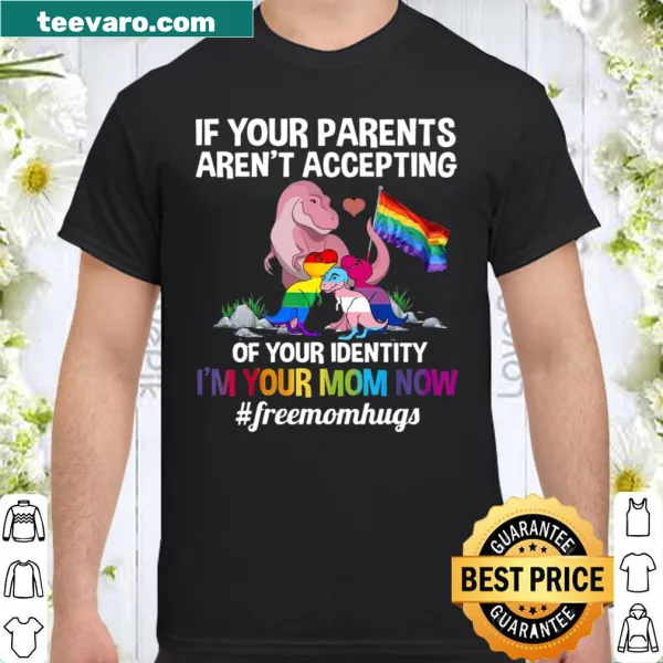 Acceptance message graphic on a shirt