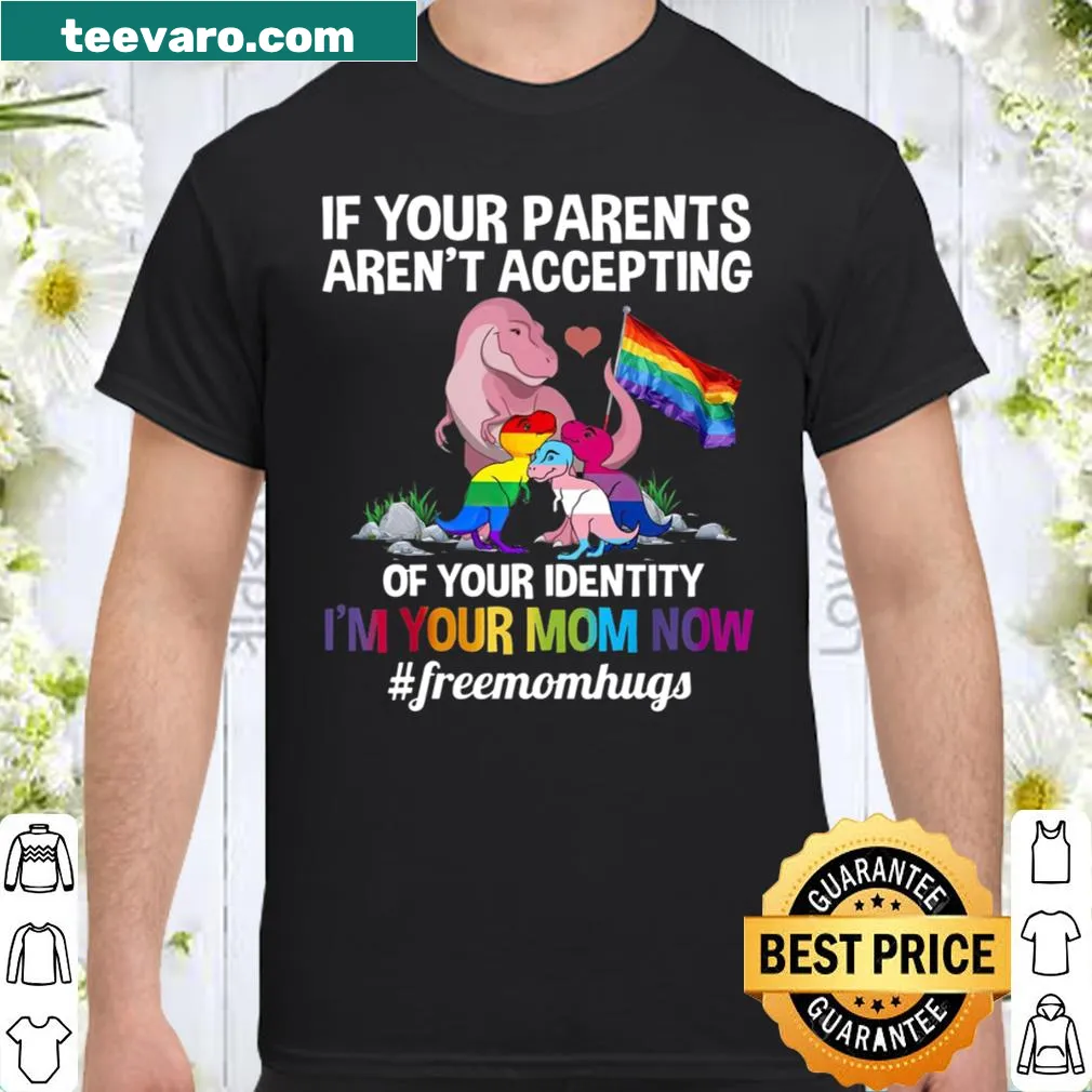 Acceptance message graphic on a shirt