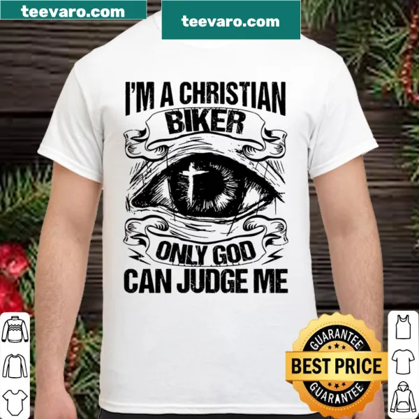 Christian biker shirt with religious text