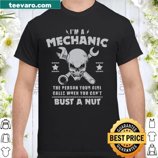 Humorous mechanic-themed shirt design