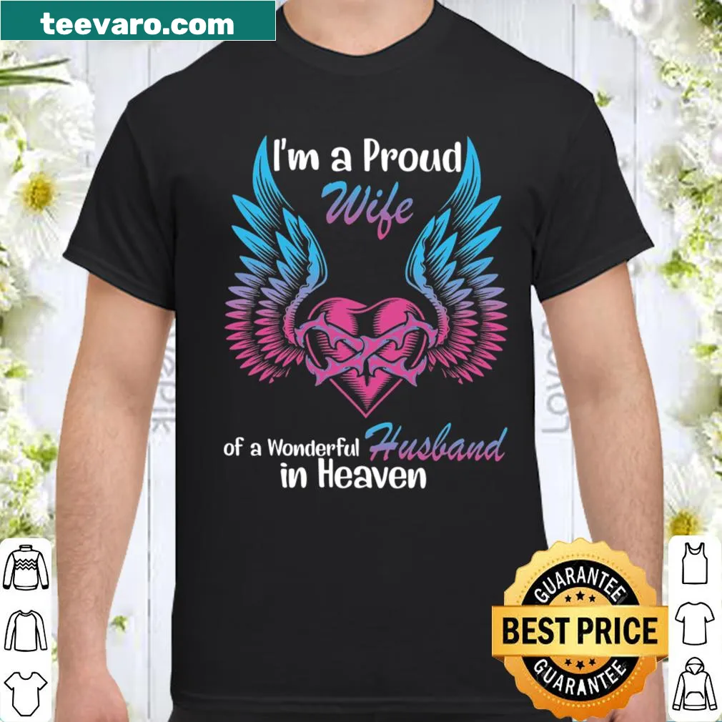 Sentimental shirt honoring a husband in heaven