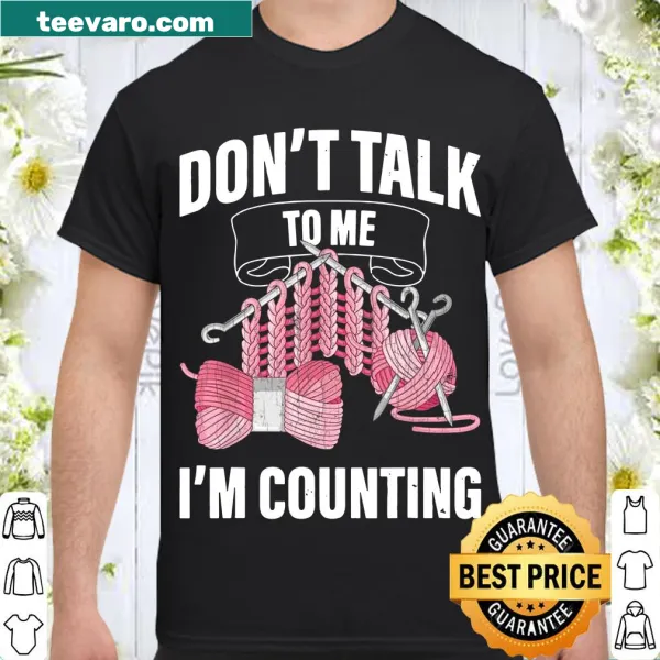 Hand-lettered tee celebrating crochet and knitting