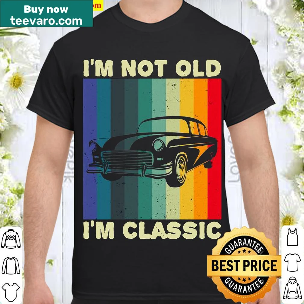 Vintage-style tee with classic car humor