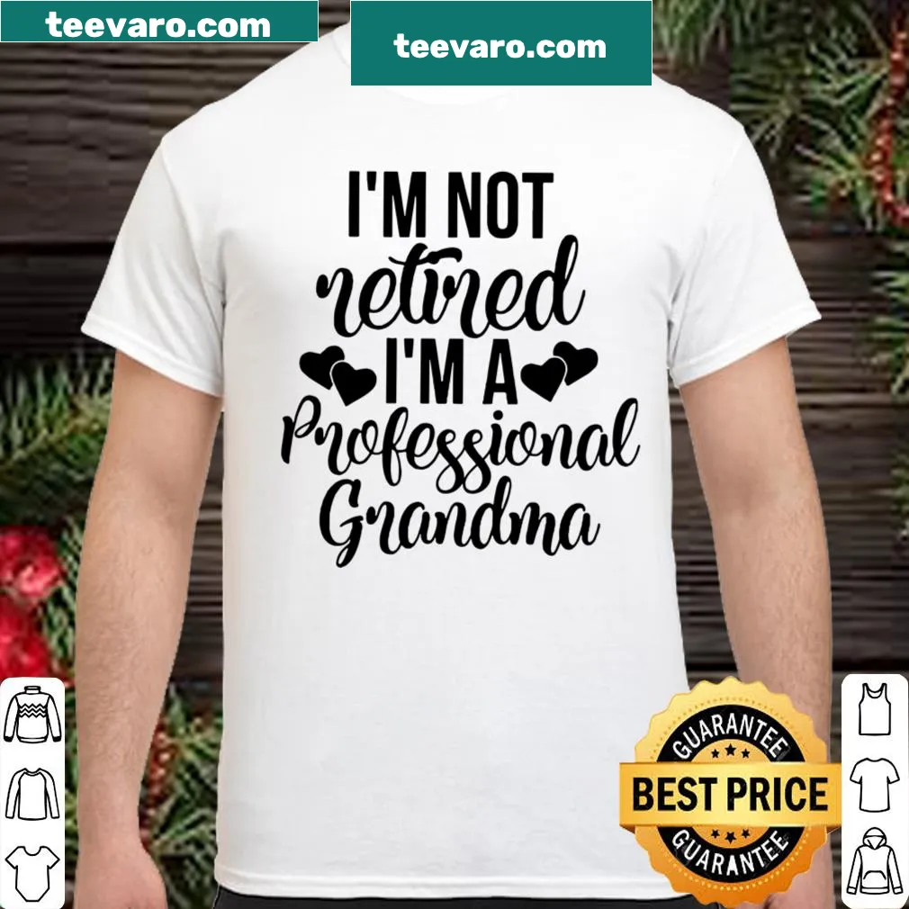Professional grandma humorous graphic on a shirt