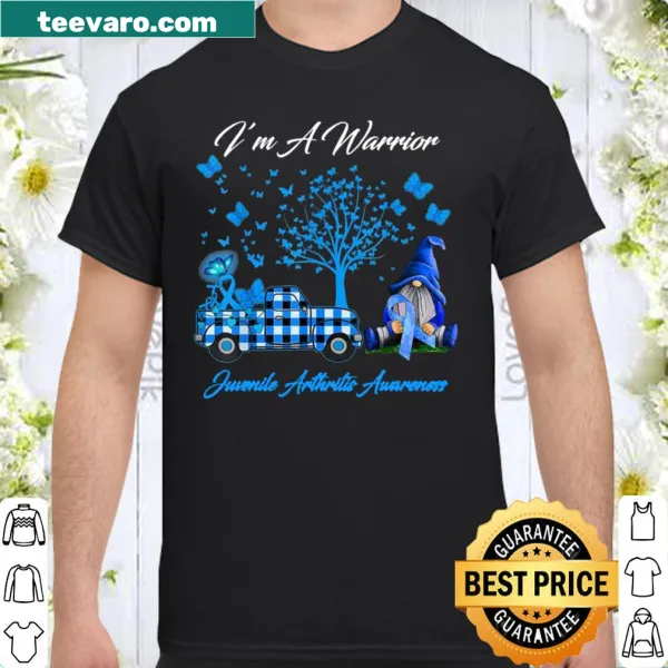 Textual graphic saying 'I'm a Warrior' for juvenile arthritis awareness