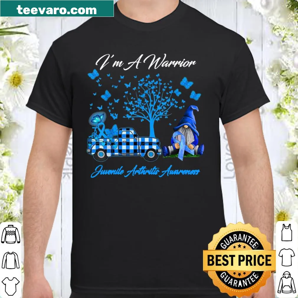 Textual graphic saying 'I'm a Warrior' for juvenile arthritis awareness