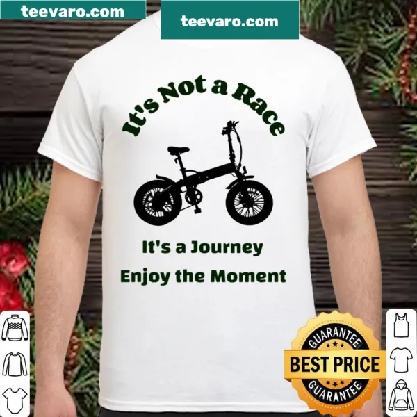 Motivational e-bike shirt with a leisure theme